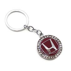 Брелок автомобильный (U) Honda бордовый