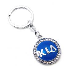 Брелок автомобильный (U) "Kia" синий