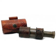 Подзорная труба в кожаном футляре (11х3,3х3,3 см) Darshan