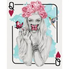 Картина по номерам "Женская игра"