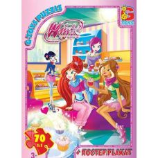 Пазлы "Winx: кондитерская", 70 элементов