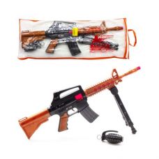 Автомат-трещетка "M16" с гранатой Черный
