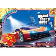 Пазлы "GTA: спортивный автомобиль", 35 элементов