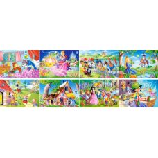 Пазлы Castorland Сказки, 80 элементов 16 шт