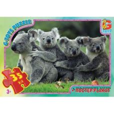 Пазлы "Домашние питомцы", 35 элементов F