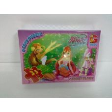Пазлы "Winx", 35 элементов + плакат