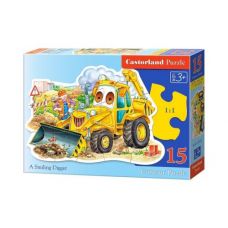 Пазлы Макси "Погрузчик", 15 элементов