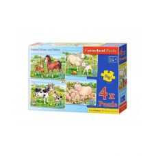 Пазлы "Ферма 4 в 1"