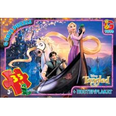 Пазлы "Рапунцель", 35 элементов