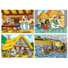 Пазлы 4 в 1 "Астерикс и Обеликс"