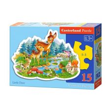 Пазлы Макси "Оленята", 15 элементов
