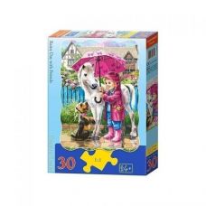 Пазлы "Дождливый день", 30 элементов