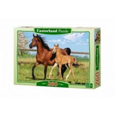 Пазлы "Лошади", 260 элементов