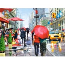 Пазлы "Дождливый город", 2000 элементов