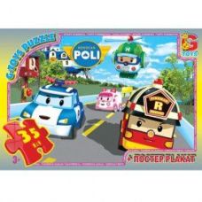 Пазлы "Робокар Поли", 35 элементов B