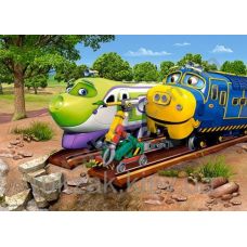 Пазлы "Чаггингтон: поезда", 120 элементов