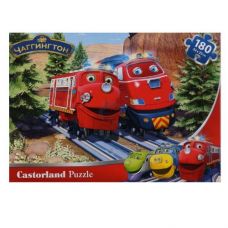 Пазлы "Чаггингтон: 2 паровозика", 180 элементов
