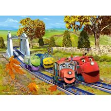 Пазлы "Паровозики Чаггингтон, в дороге" maxi, 180 элементов