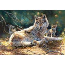 Пазлы "Волки", 1500 элементов