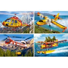 Пазлы "Воздушный транспорт", 32 шт, 54 элемента