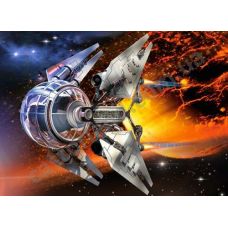 Пазлы "Космический корабль в далёком космосе", 300 элементов