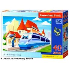 Пазлы "Вокзал" maxi 40 элементов