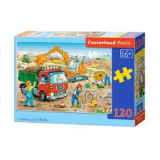 Пазлы "Строительные работы", 120 элементов