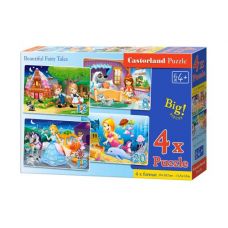 Пазлы "Сказочки 4 в 1"