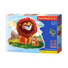 Пазлы Макси "Король лев", 12 элементов
