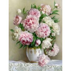 Картина по номерам "Благородные пионы"