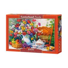 Пазлы "Чаепитие в саду", 1000 элементов