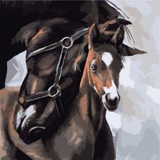 Картина по номерам "Мать и ребенок"