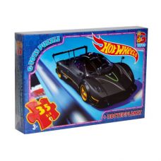 Пазлы "Hot Wheels: чёрная машина", 35 элементов