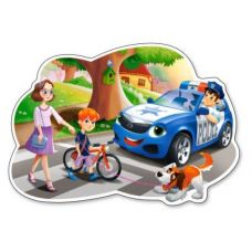 Пазлы "Пешеходный переход" maxi, 12 элементов