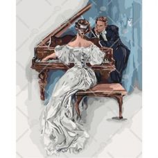 Картина по номерам "Волшебная мелодия любви"