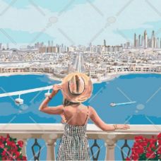 Картина по номерам "Полна мечтаний"