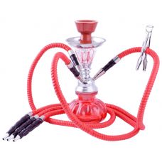 Кальян 29 см на три персоны, Light Red