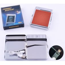 Портсигар на 20 сигарет и USB Зажигалка, Prill Wooden