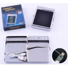 Портсигар на 20 сигарет и USB Зажигалка, Darks