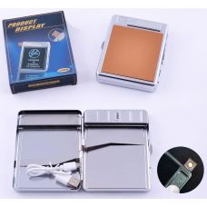 Портсигар на 20 сигарет и USB Зажигалка, The Colors