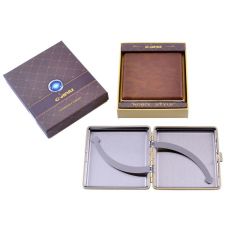 Портсигар на 20 сигарет, Vacuum, Подарочная упаковка, Кожа