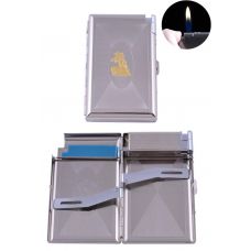 Портсигар на 16 сигарет и Зажигалка, Всадник