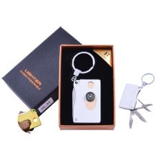 Электрическая зажигалка White Xara, USB, Подарочная упаковка