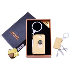 Электрическая зажигалка Gold 33, USB, Подарочная упаковка