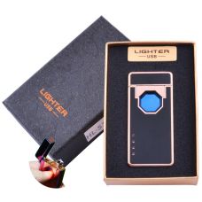 Электроимпульсная зажигалка в подарочной упаковке Lighter (Двойная молния, USB) Less
