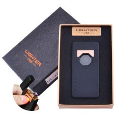 Электроимпульсная зажигалка в подарочной упаковке Lighter (Двойная молния, USB) Forma