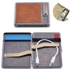 Портсигар на 20 сигарет и USB Зажигалка, Ring The Regen
