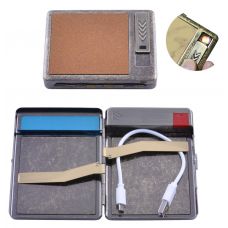 Портсигар на 20 сигарет и USB Зажигалка, Aquilla