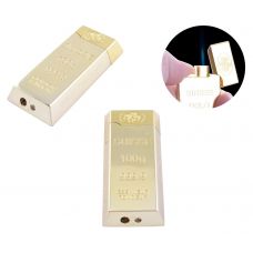 Зажигалка карманная слиток золота (острое пламя) Power