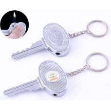 Зажигалка карманная ключ авто Toyota (обычное пламя) Grey